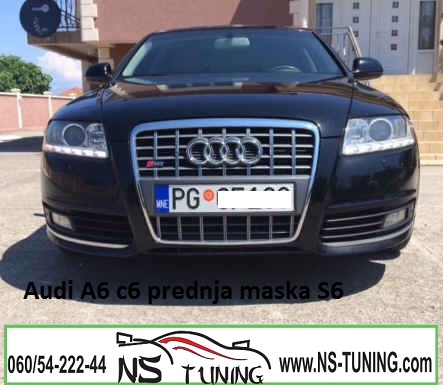 a6 c6 prednja s6 maska ugradnja novi sad tuning